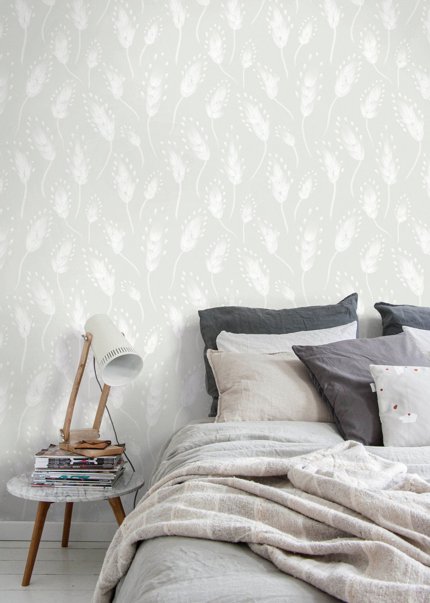 Soothing Wheatfield Wallpaper - C651 - WallTrend