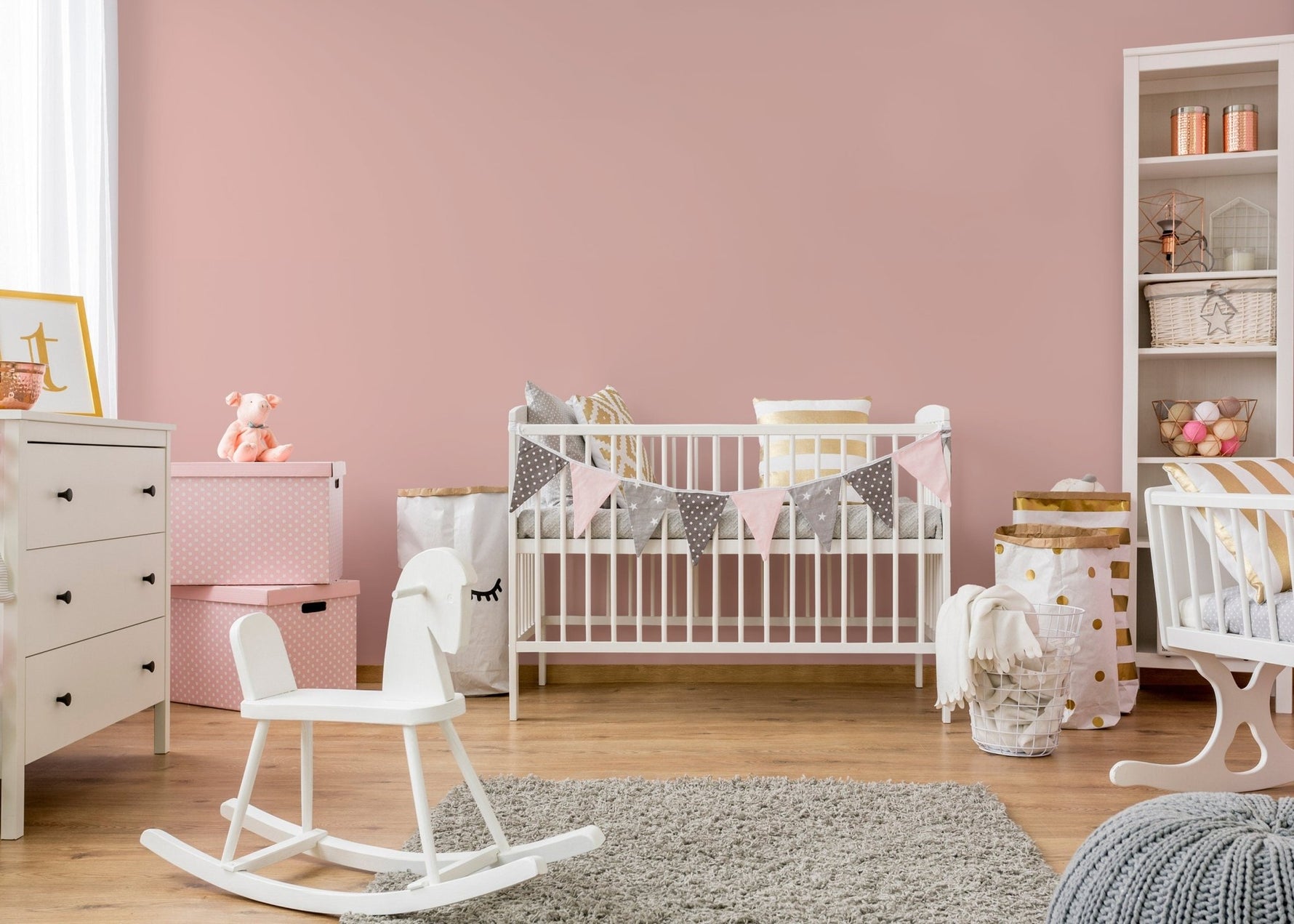 Sophisticated Blush Wallpaper - D435 - WallTrend