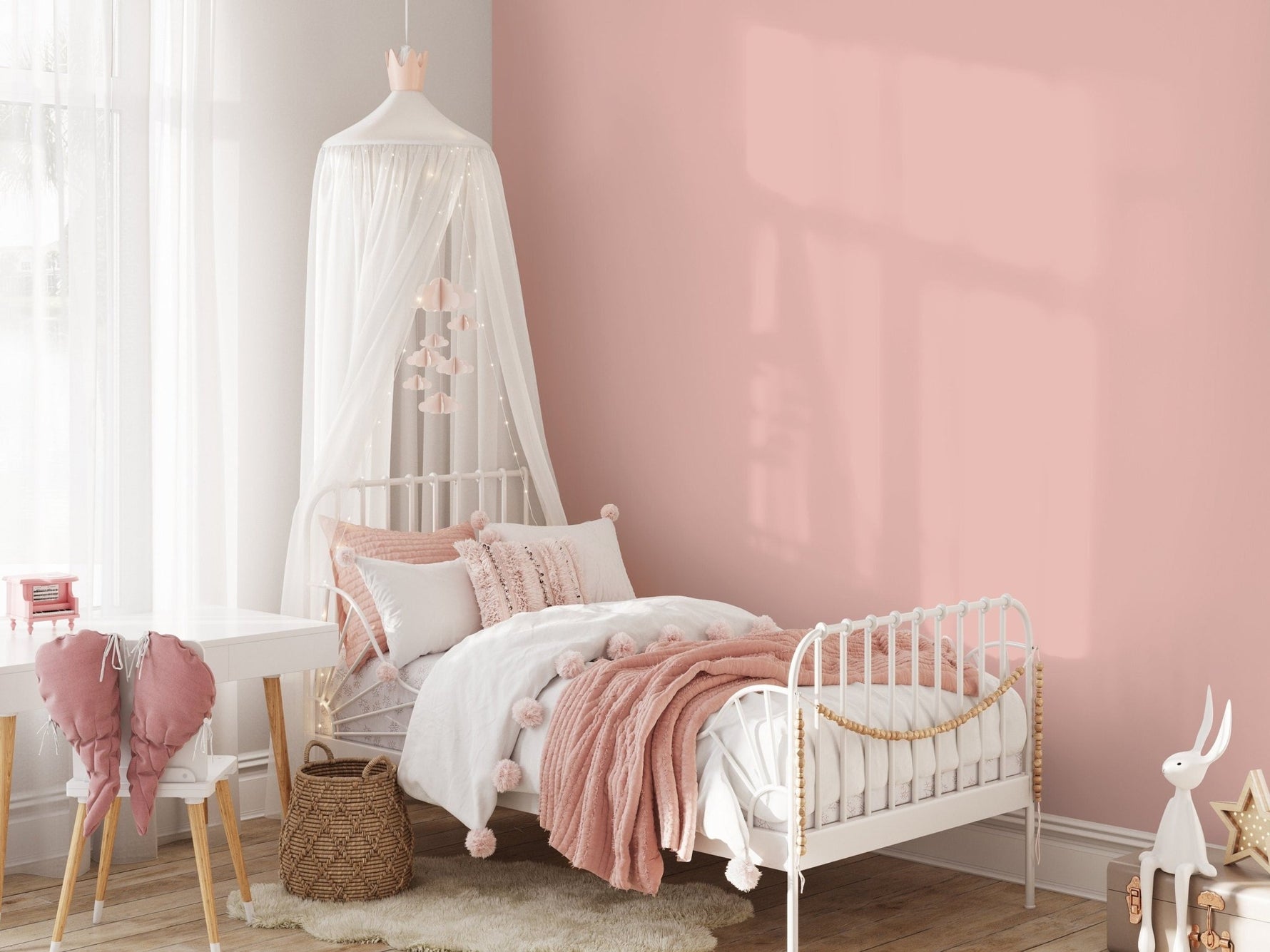 Sophisticated Blush Wallpaper - D435 - WallTrend