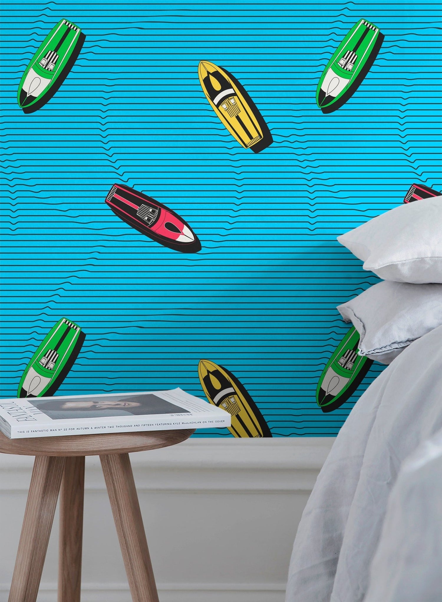 Speedboat Adventure Wallpaper - C335 - WallTrend