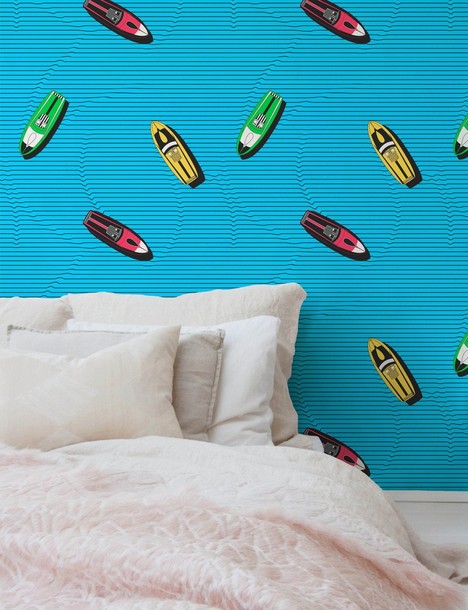 Speedboat Adventure Wallpaper - C335 - WallTrend