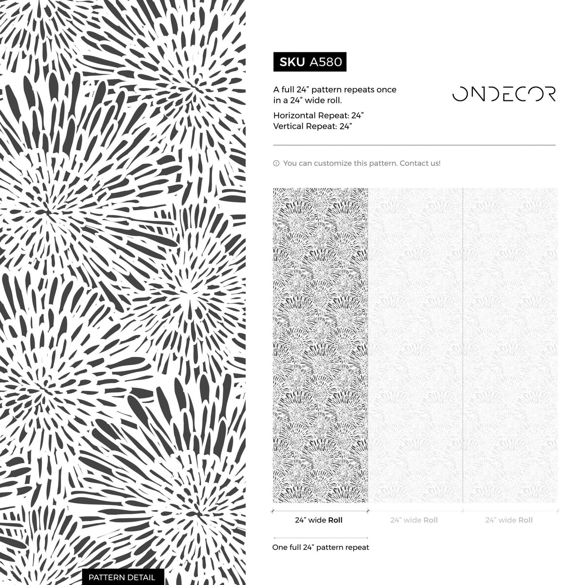 Starburst Lines Wallpaper - A580 - WallTrend