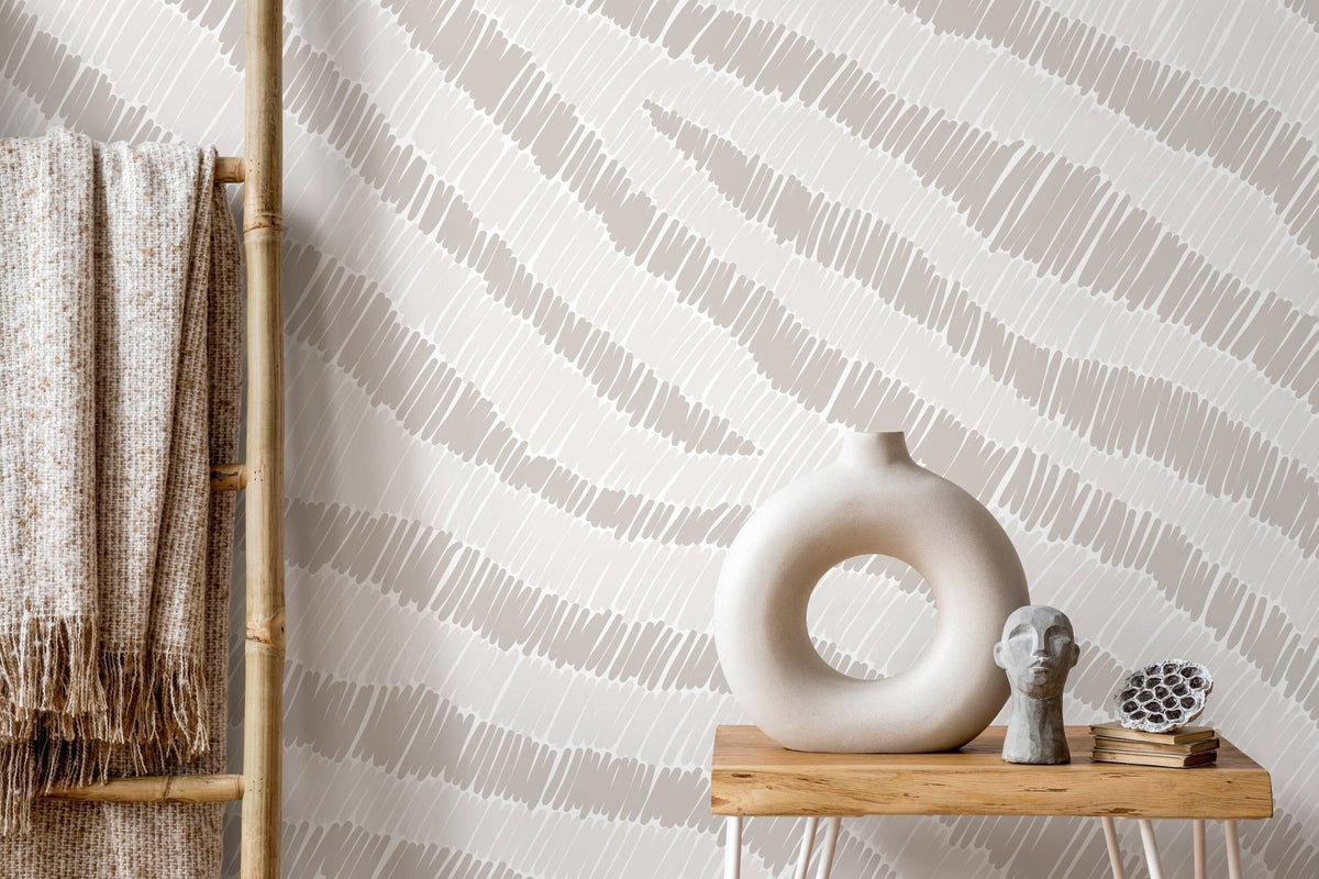 Subtle Zebra Stripes Wallpaper - D050 - WallTrend