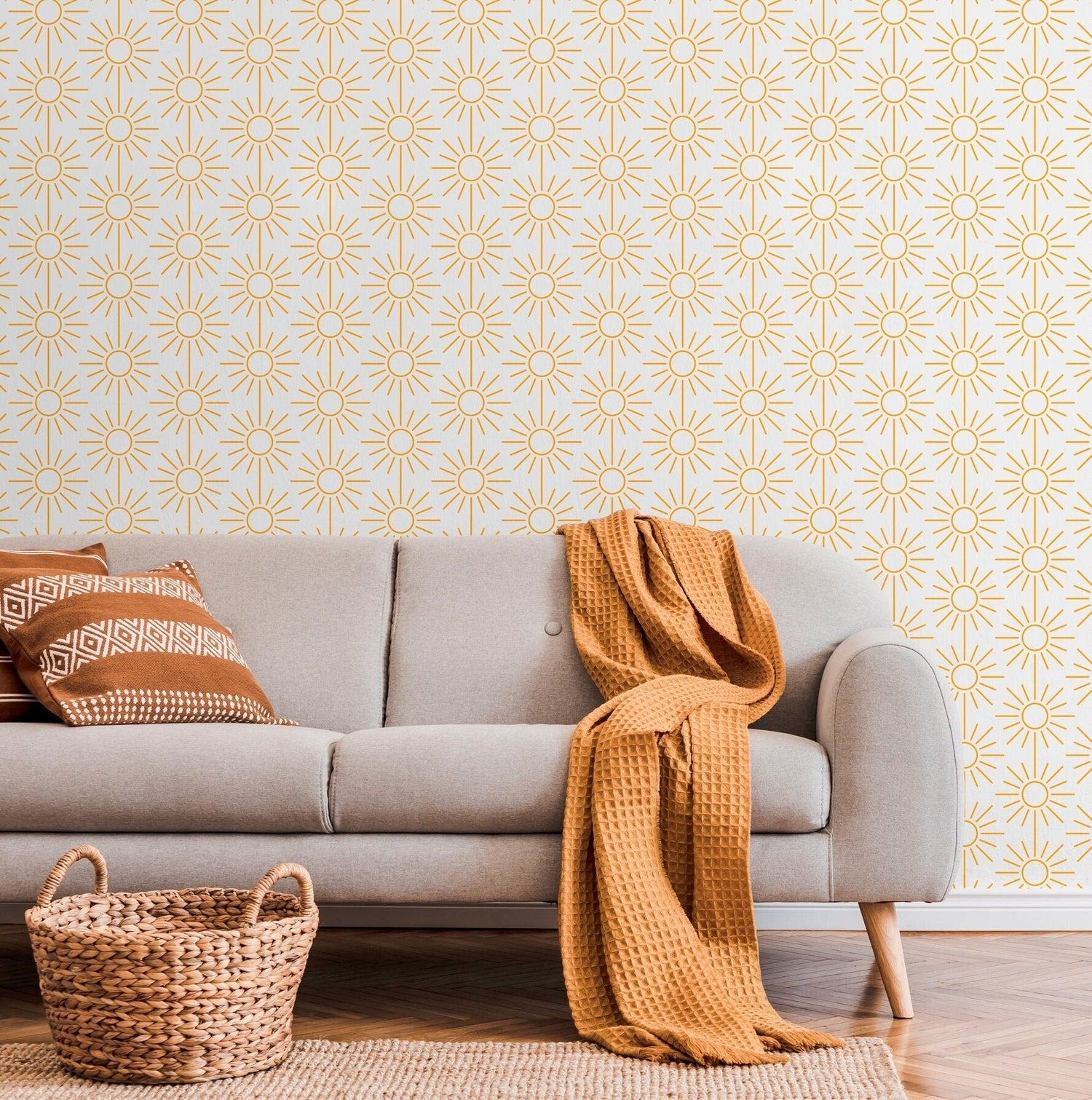Sunny Geometric Radiance Wallpaper - B914 - WallTrend