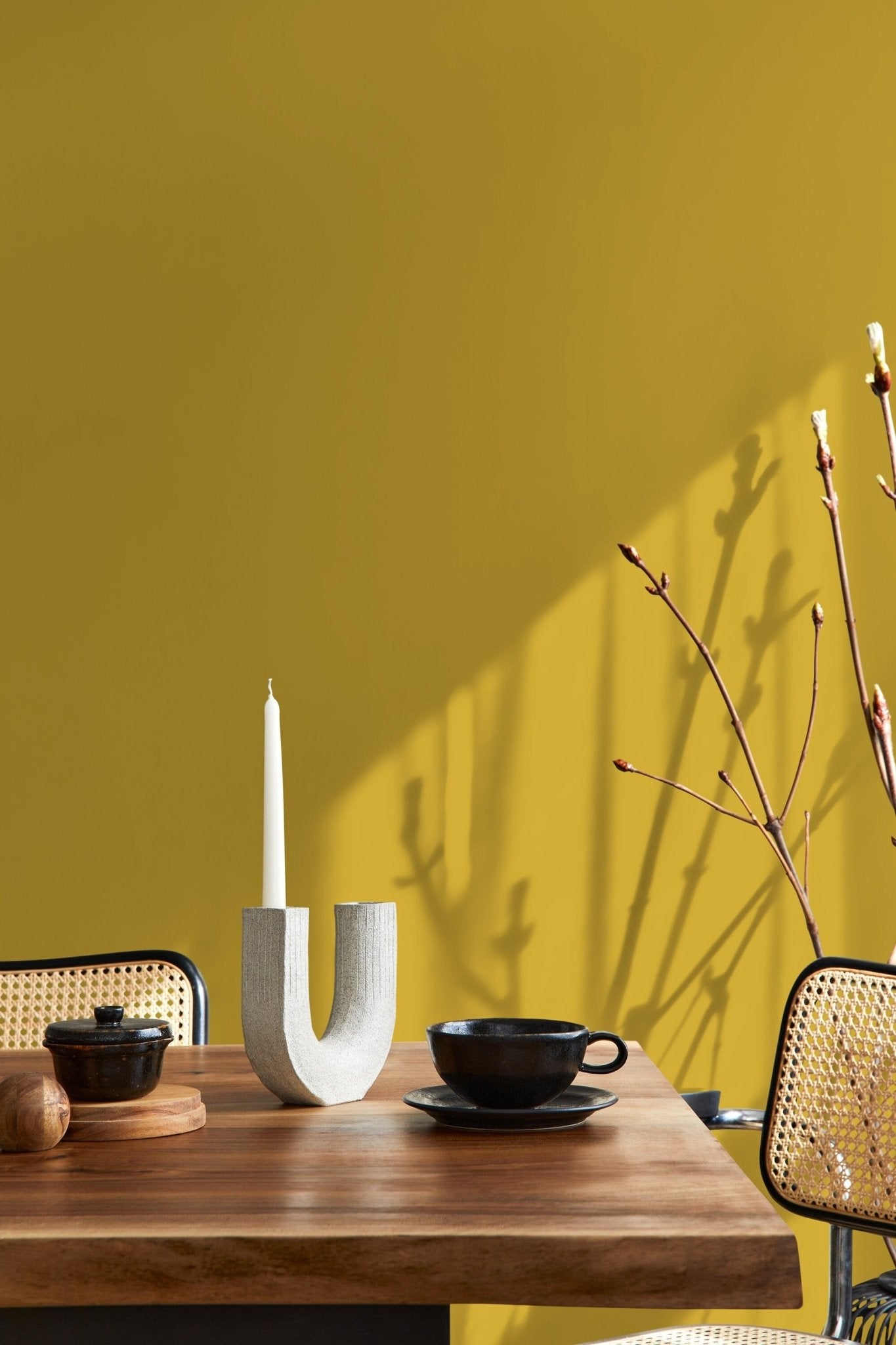 Sunny Goldenrod Wallpaper - D436 - WallTrend