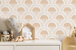 Sunrise Symmetry Wallpaper - D348 - WallTrend