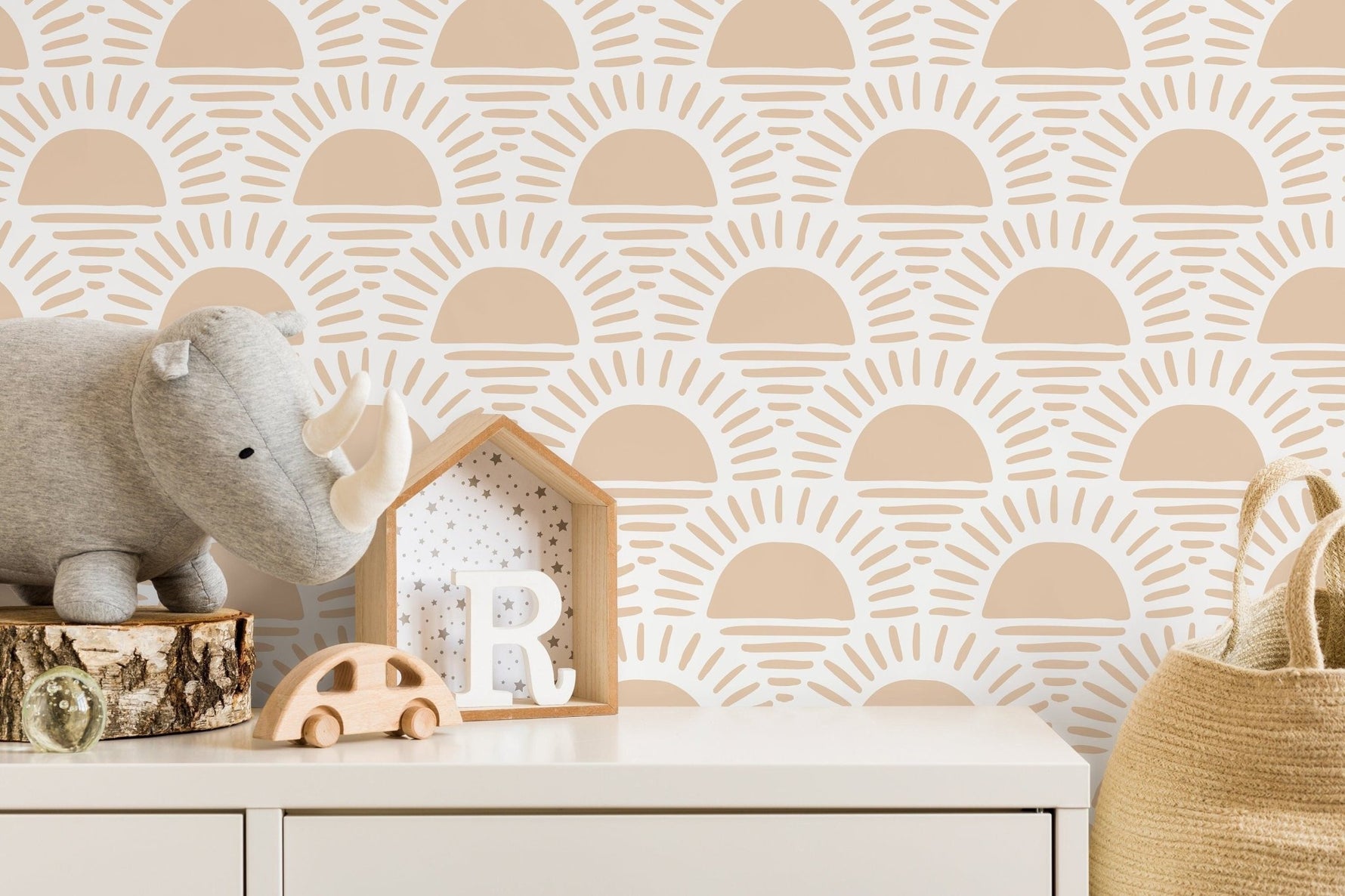 Sunrise Symmetry Wallpaper - D348 - WallTrend