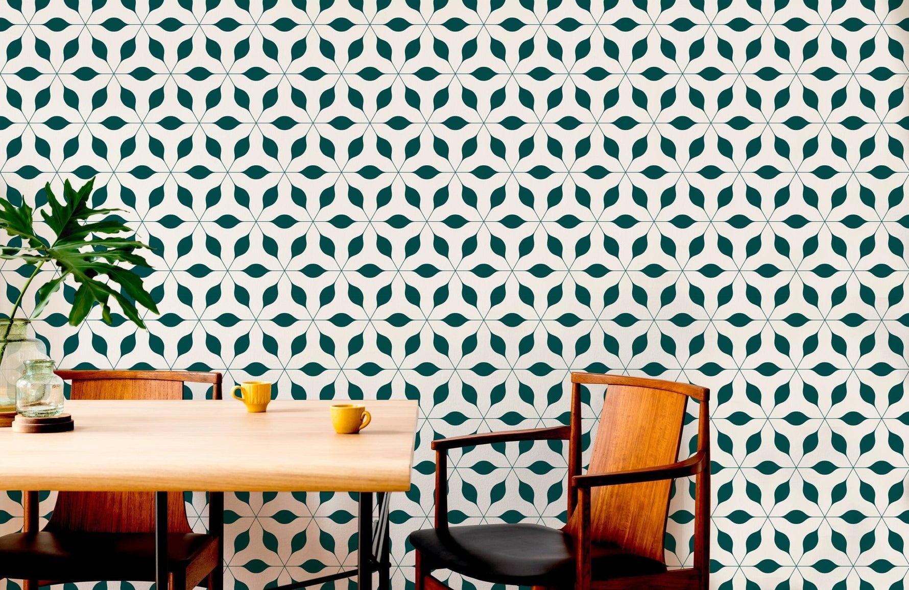 Symmetrical Waves Wallpaper - B602 - WallTrend
