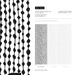 Temporary Wallpaper Peel and Stick Removable Wallpaper Abstract Dots Wall Paper Wall Mural - Black and White Wallpaper - A640 - WallTrend