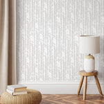 Temporary Wallpaper Removable Wallpaper Peel and Stick Wallpaper Wall Paper Wall Mural - Grunge Herringbone Wallpaper - D953 - WallTrend