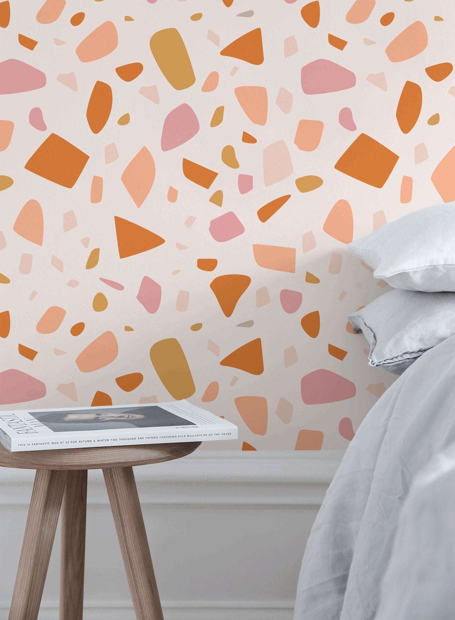 Terrazzo Style Wallpaper - B933 - WallTrend