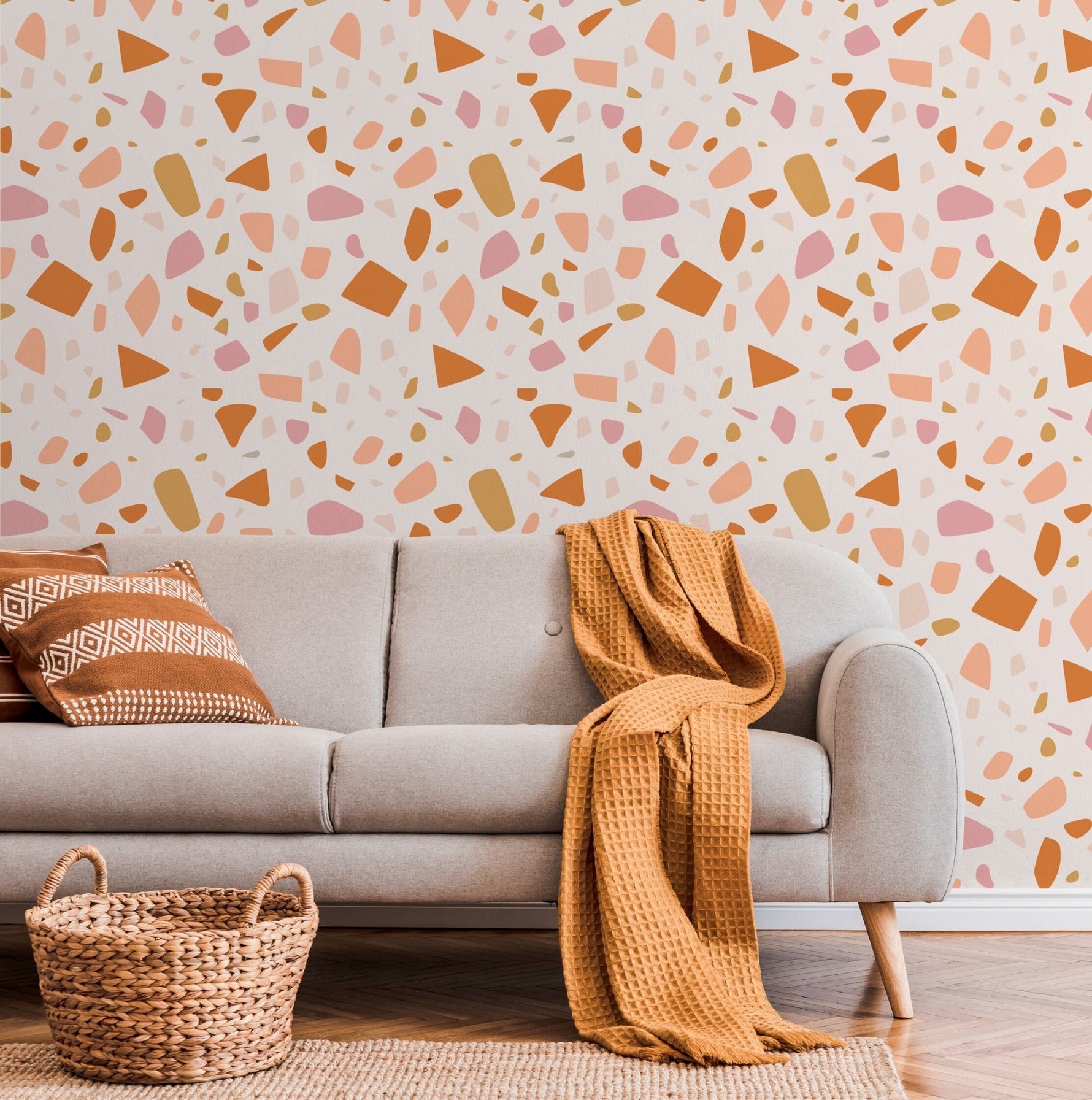 Terrazzo Style Wallpaper - B933 - WallTrend
