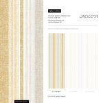 Textured Striped Wallpaper Yellow and Grey Wallpaper Peel and Stick and Traditional Wallpaper - D840 - WallTrend
