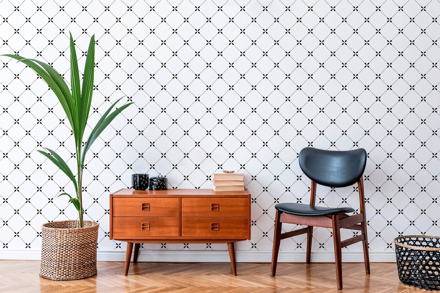 Timeless Diamond Geometric Wallpaper - B293 - WallTrend