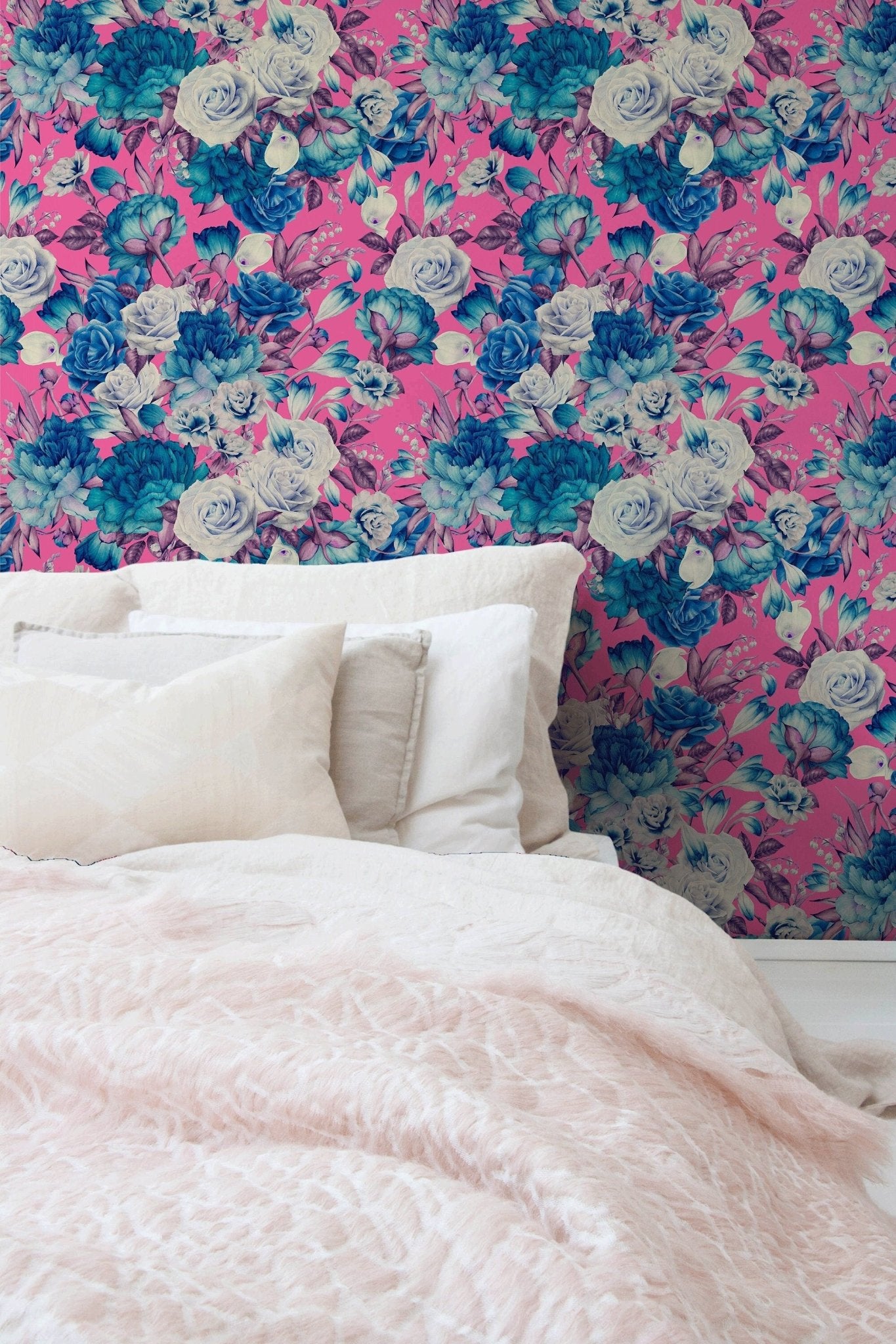 Timeless Floral Symphony Wallpaper - B695 - WallTrend