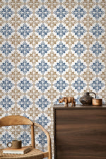 Traditional Fleur - de - Lis Pattern Wallpaper - D169 - WallTrend