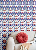 Traditional Ornate Tile Wallpaper - B827 - WallTrend