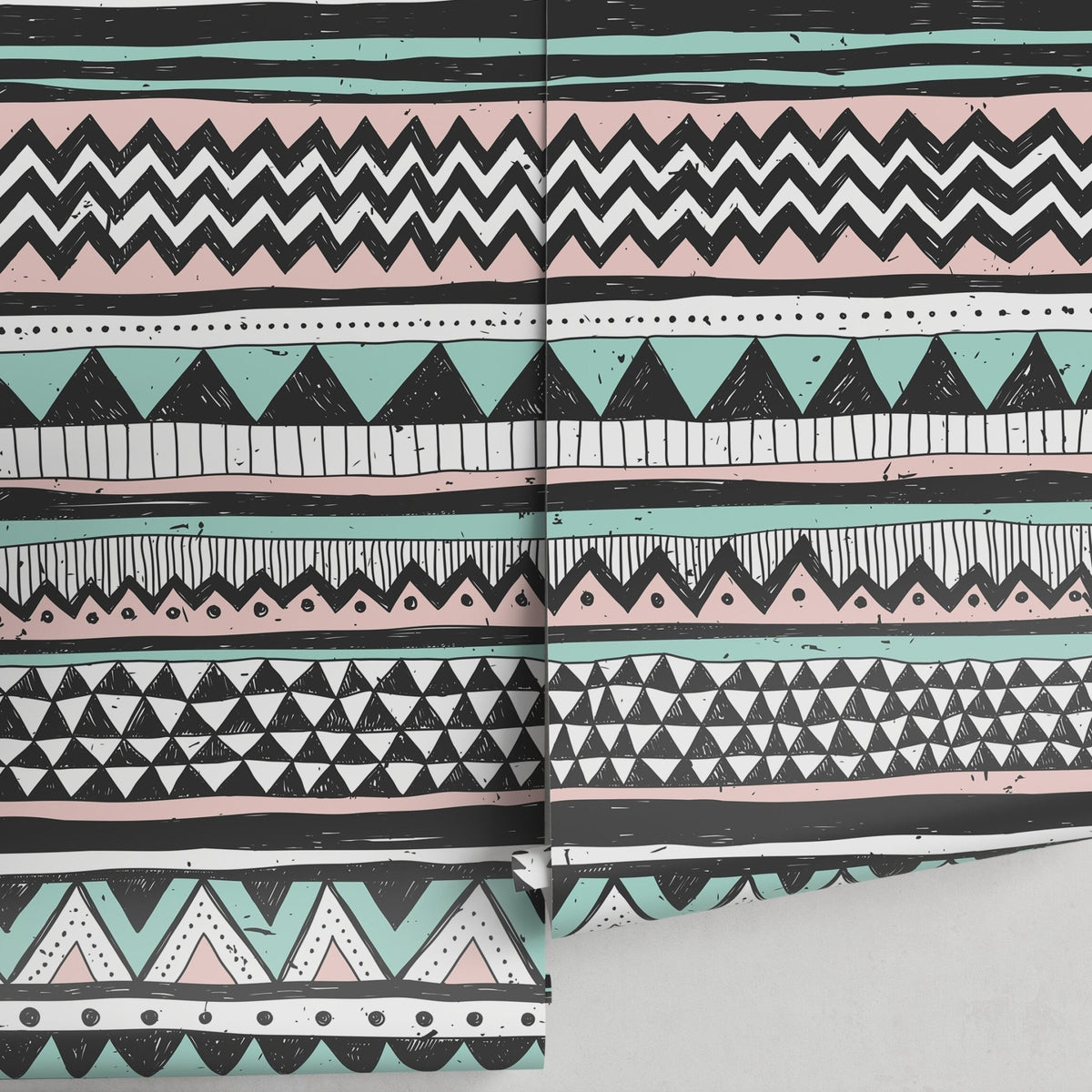Tribal Stripes and Patterns Wallpaper - A819 - WallTrend