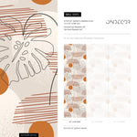 Tropical Abstract Lines Wallpaper - B915 - WallTrend