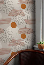 Tropical Abstract Lines Wallpaper - B915 - WallTrend