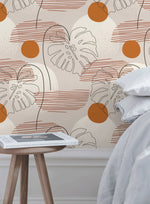 Tropical Abstract Lines Wallpaper - B915 - WallTrend