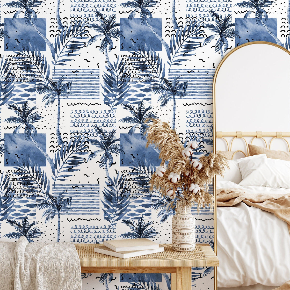 Tropical Abstract Patterns Wallpaper - A283 - WallTrend
