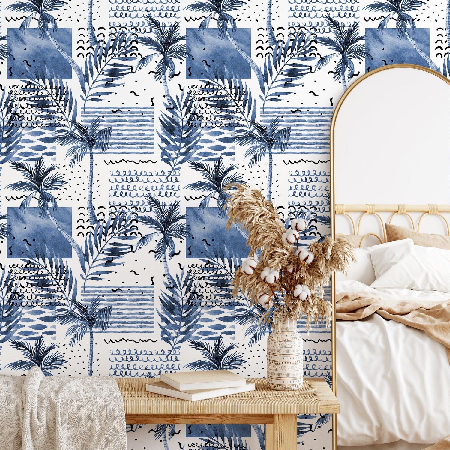 Tropical Abstract Patterns Wallpaper - A283 - WallTrend