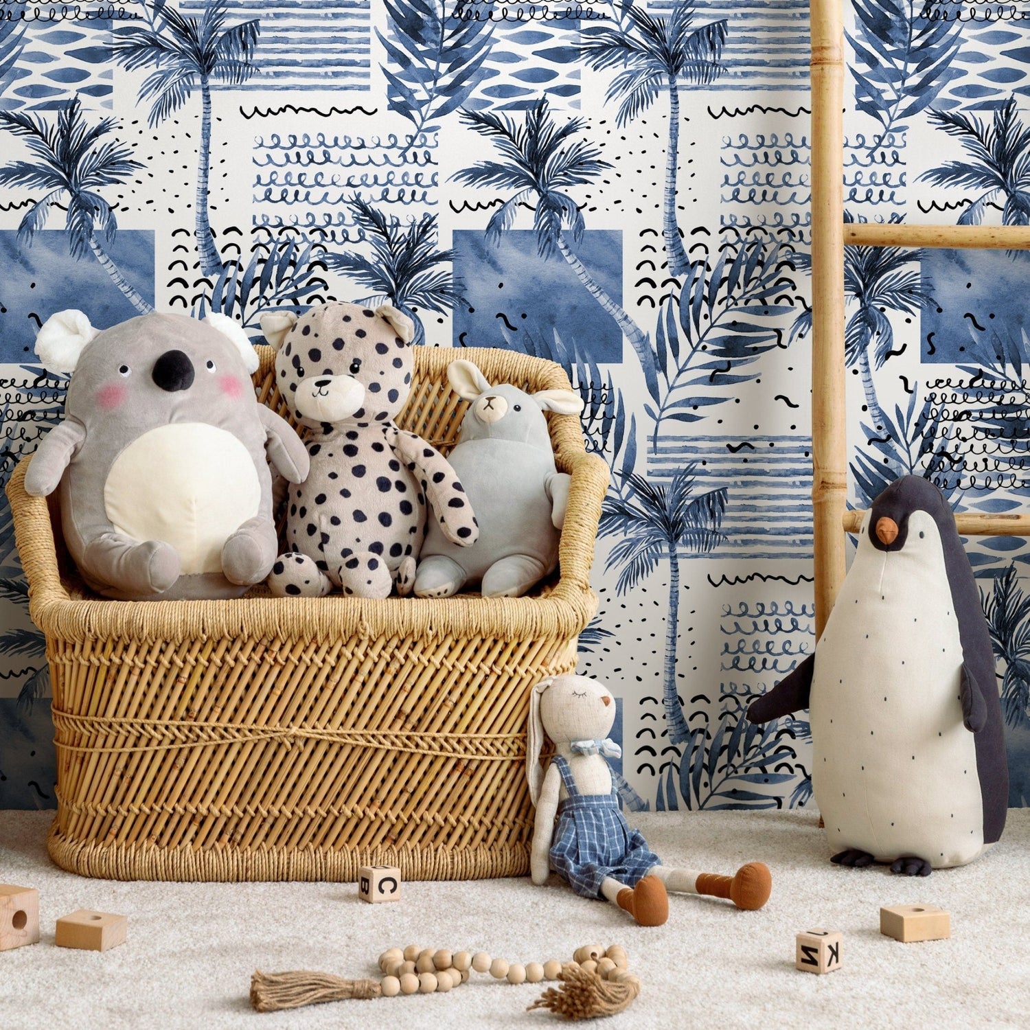 Tropical Abstract Patterns Wallpaper - A283 - WallTrend