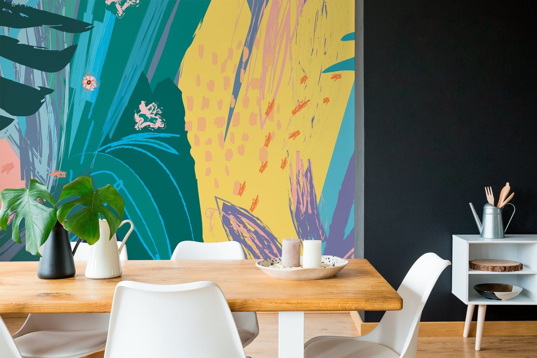 Tropical Abstraction Wallpaper - B167 - WallTrend