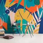 Tropical Abstraction Wallpaper - C088 - WallTrend