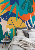 Tropical Abstraction Wallpaper - C088 - WallTrend