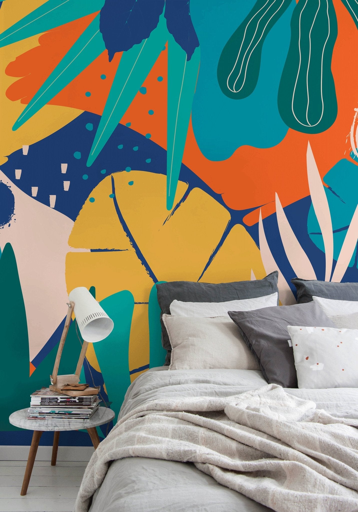 Tropical Abstraction Wallpaper - C088 - WallTrend