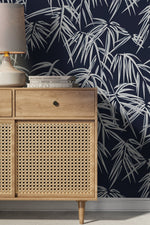 Tropical Bamboo Leaves Wallpaper - D335 - WallTrend