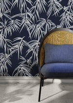 Tropical Bamboo Leaves Wallpaper - D335 - WallTrend