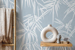 Tropical Bamboo Sketch Wallpaper - D334 - WallTrend