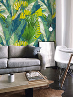 Tropical Banana Leaf Wallpaper - B171 - WallTrend