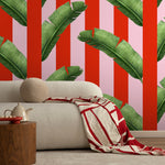 Tropical Banana Leaf Wallpaper - B932 - WallTrend