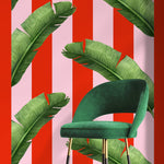 Tropical Banana Leaf Wallpaper - B932 - WallTrend