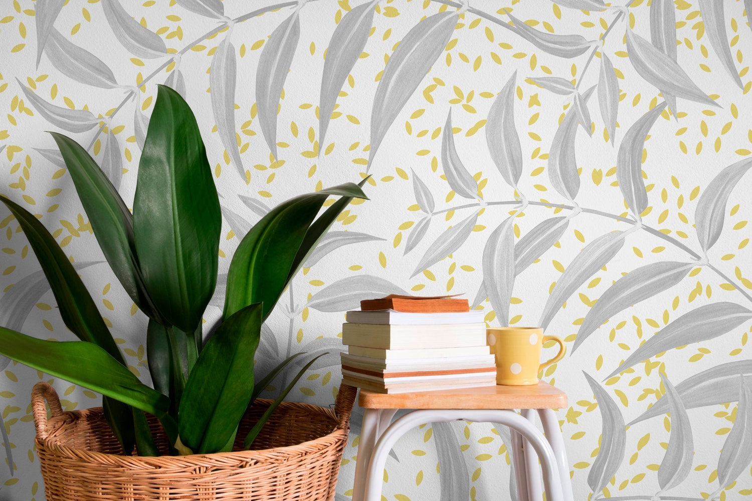 Tropical Banana Leaves Wallpaper - X038 - WallTrend