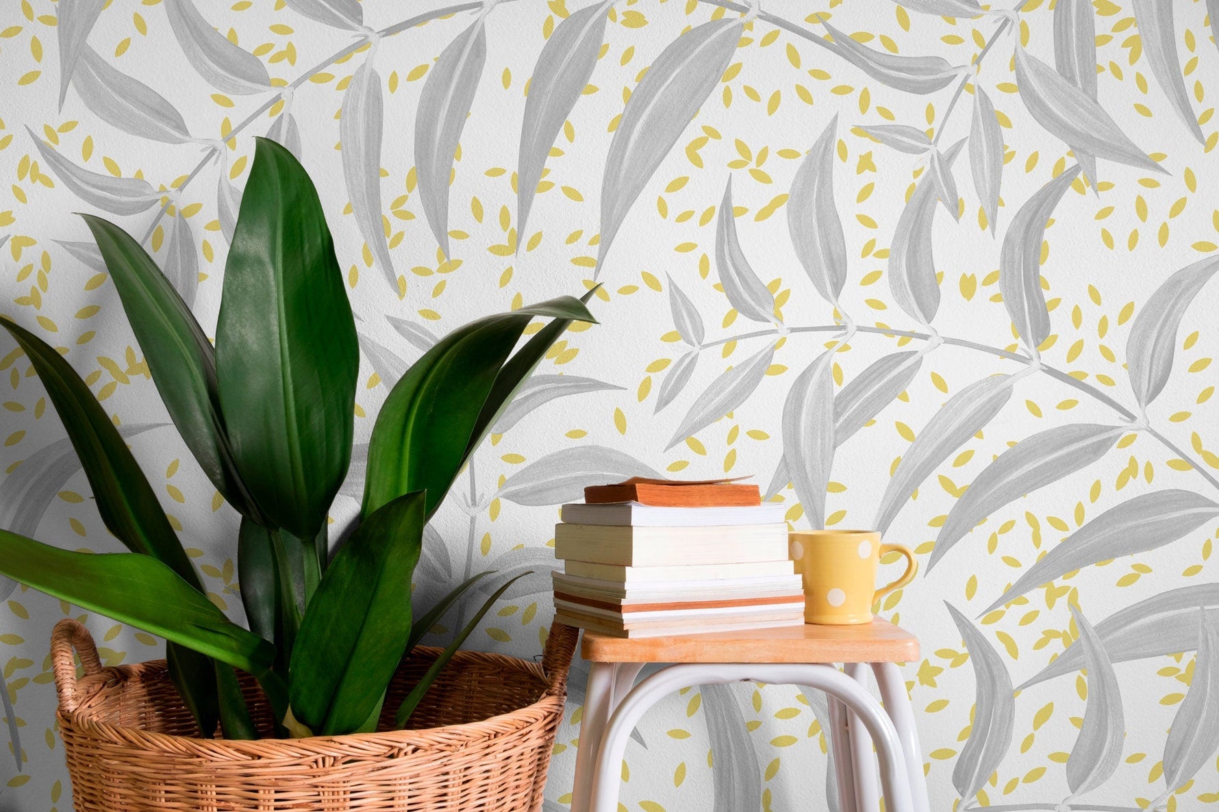 Tropical Banana Leaves Wallpaper - X038 - WallTrend