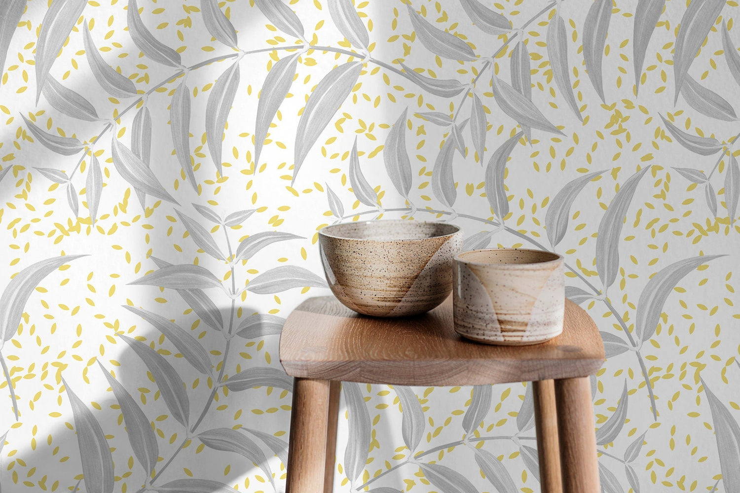 Tropical Banana Leaves Wallpaper - X038 - WallTrend