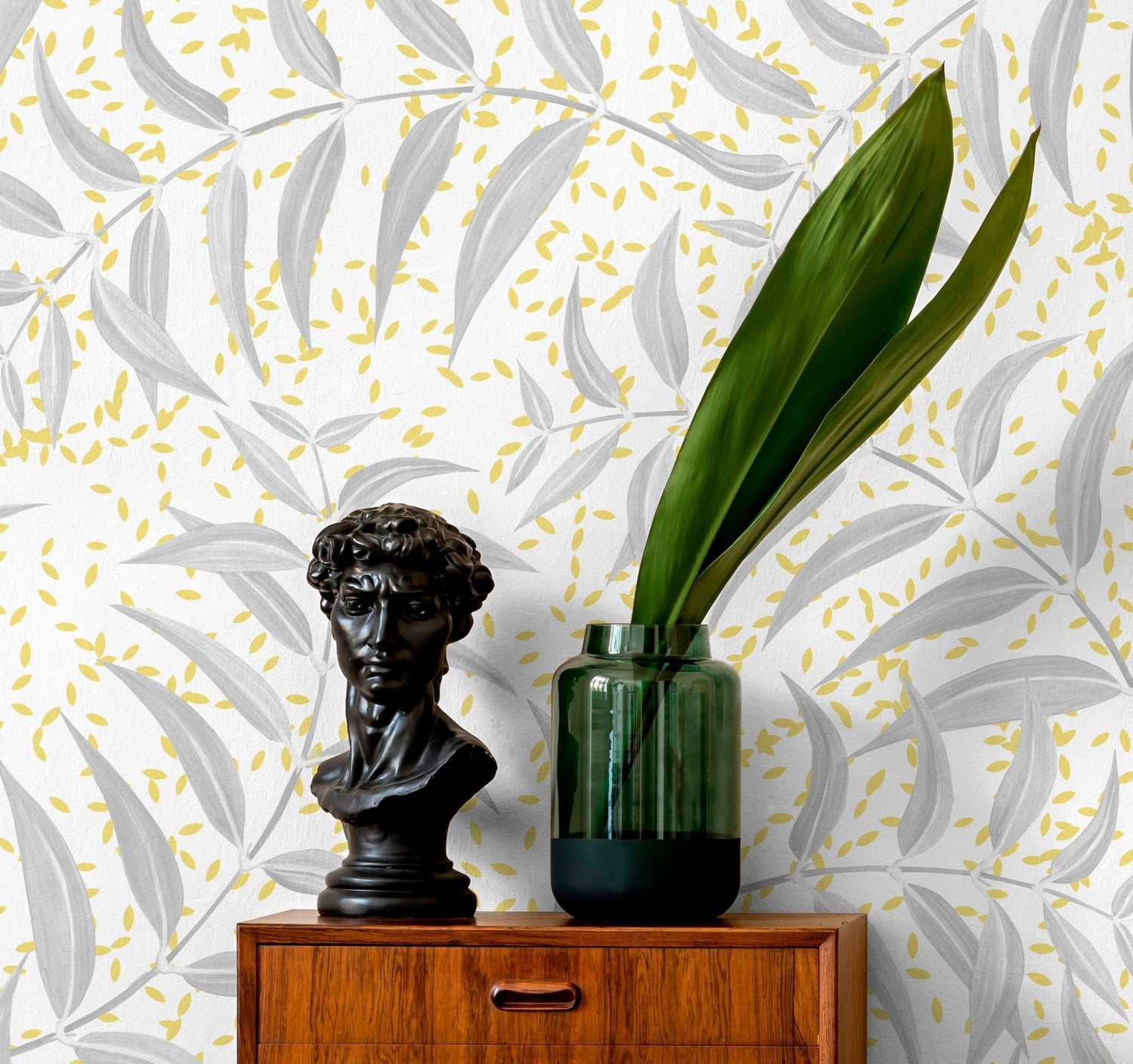 Tropical Banana Leaves Wallpaper - X038 - WallTrend