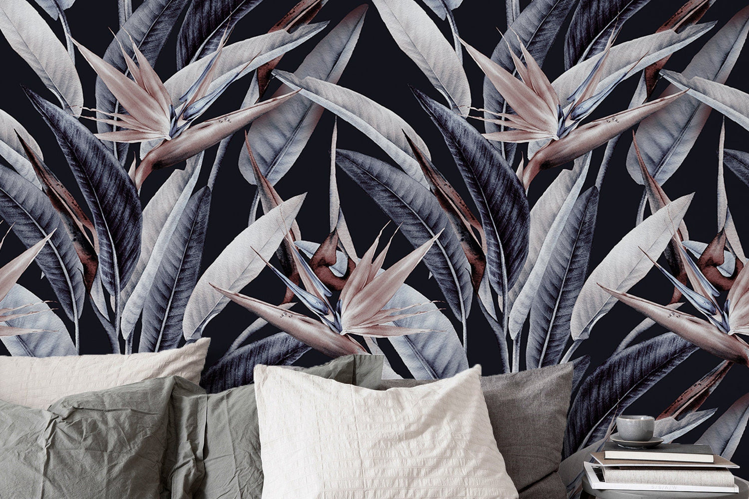 Tropical Bird of Paradise Wallpaper - B221 - WallTrend
