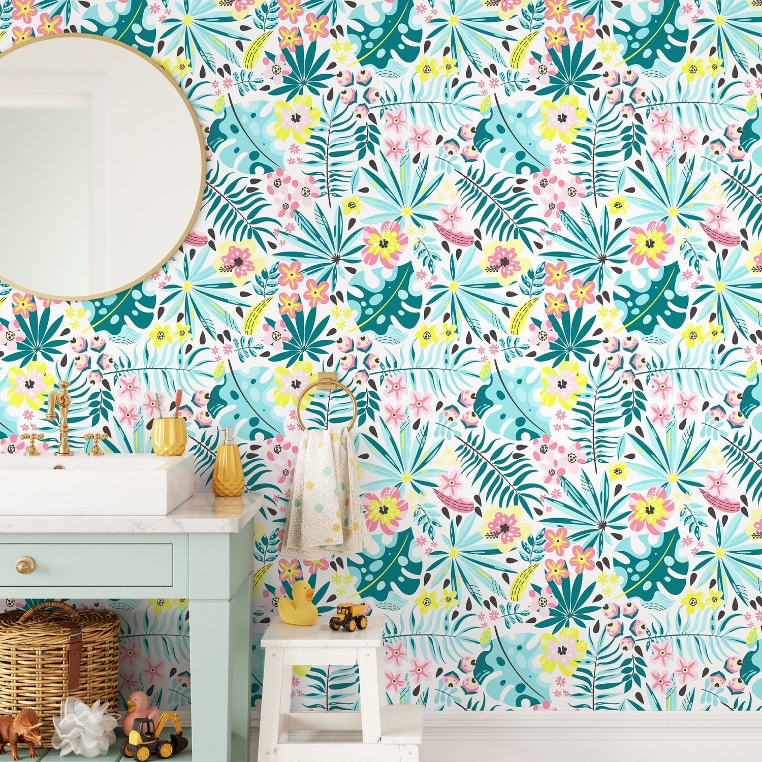 Tropical Bliss Wallpaper - A831 - WallTrend