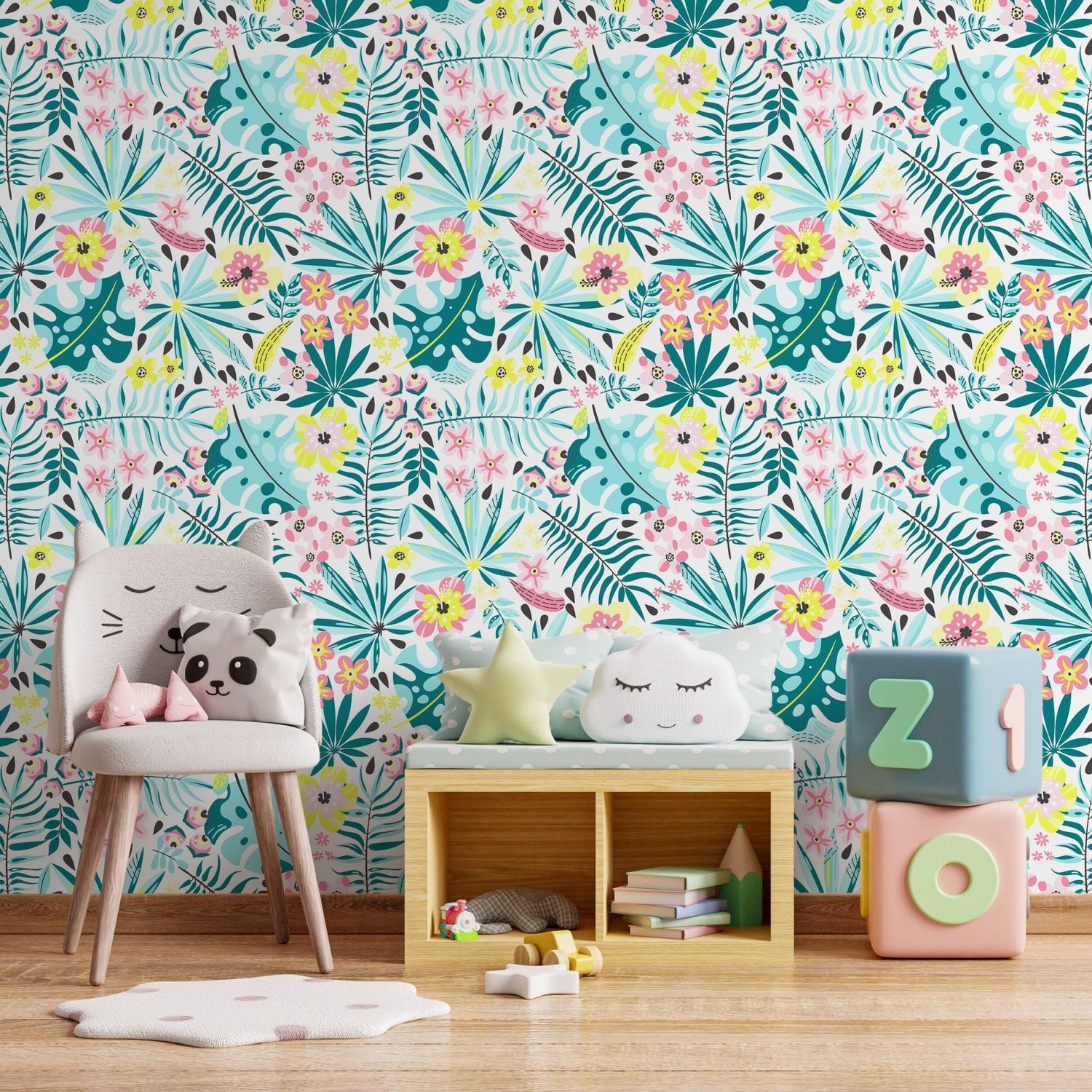 Tropical Bliss Wallpaper - A831 - WallTrend