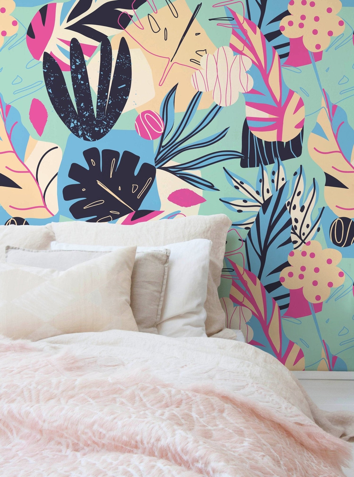 Tropical Bliss Wallpaper - B189 - WallTrend