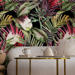 Tropical Botanical Bliss Wallpaper - A835 - WallTrend
