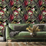 Tropical Botanical Bliss Wallpaper - A835 - WallTrend