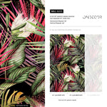 Tropical Botanical Bliss Wallpaper - A835 - WallTrend