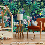 Tropical Botanical Bliss Wallpaper - B141 - WallTrend